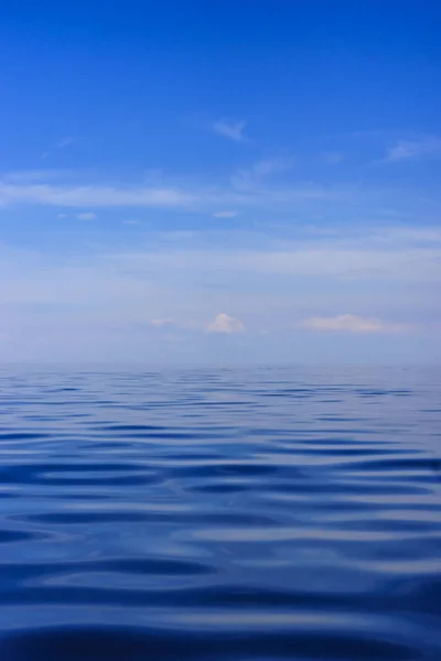 Water and sky nature background on simple and pure landscape