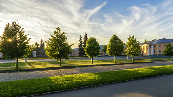 Lenin Platz Und Wladimir Lenin Denkmal Der Innenstadt — Stockfoto