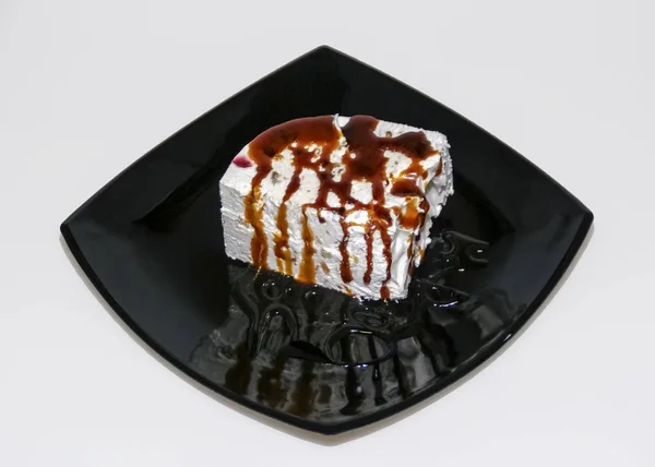 Tasty White Syrup Cake — Stock Photo, Image