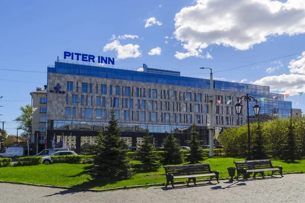 Hotel Piter Inn Der Innenstadt Auf Dem Platz Stockbild