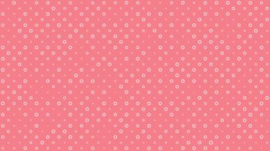 Kırmızı arkaplan üzerindeki beyaz daireler üst görünüm hareketiyle boyut değiştirir