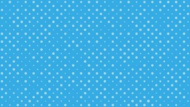 Mavi arkaplandaki beyaz oktagram yıldızları rastgele boyutlarını değiştiriyorlar