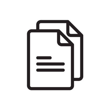 Kopyala simgesini, işaretleri simgesi. Anahat kalın, kalın çizgi stili, 4px vuruş yuvarlak kenarları