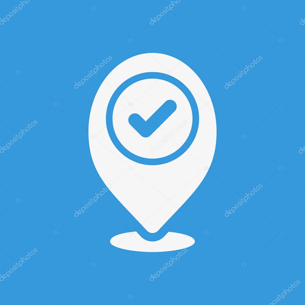 Placeholder icon, signs icon with check sign. Placeholder icon and approved, confirm, done, tick, completed symbol