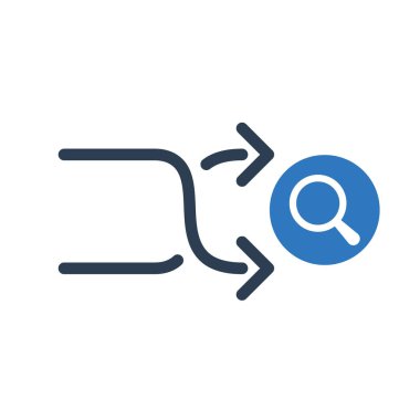 Simgesini, okları simge araştırma işareti ile karıştırmak. Simge rasgele ve keşfetmek, bulmak, sembol incelemek