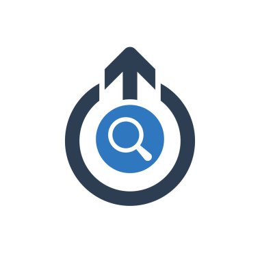 Oturum kapatma simge, simge araştırma işareti ile imzalar. Oturum kapatma simgesi ve araştırmak, bulmak, sembol incelemek