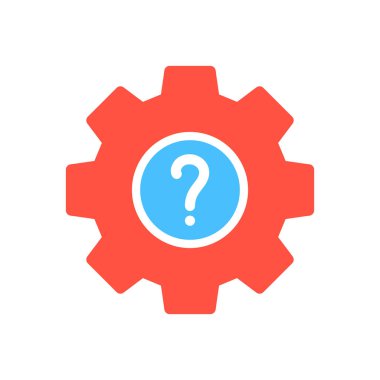 Ayarları simgesi, soru işareti ile araç ve gereçleri simgesi. Ayarları simgesi ve yardım, nasıl yapılır, bilgi, sorgu simgesi