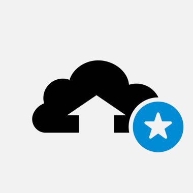 Simgesini, okları simge yıldız işareti ile yükleyin. Upload simgesini ve en iyi, en sevdiğim, derecelendirme sembolü