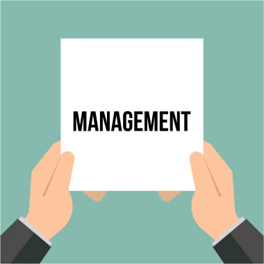 Adam gösteren kağıt yönetimi metin 