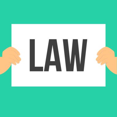 Adam gösteren kağıt hukuk metin