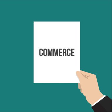 Adam gösteren kağıt ticaret metin