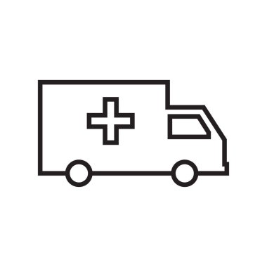 Ambulans simge vektör 