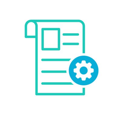 Gazete simgesi, güncel olaylar, Haberler simge ayarları işareti ile. Gazete simgesi ve özelleştirme, kurulum, yönetmek, işlem simgesi