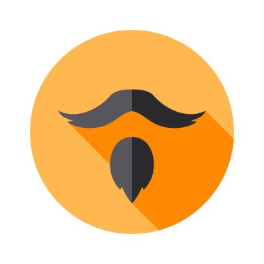 Vektör sakalları keçi sakalı türleri kümesi. Hipster simgesi