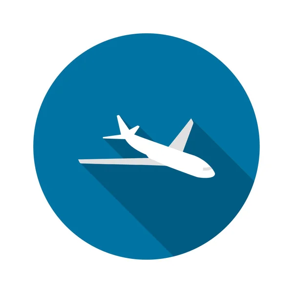Flugzeug-Symbol. Flugzeug-Illustration — Stockvektor
