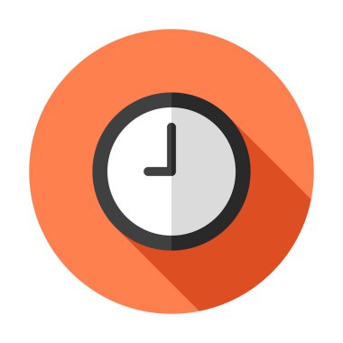 Saat simgesi. Zaman simge vektör.