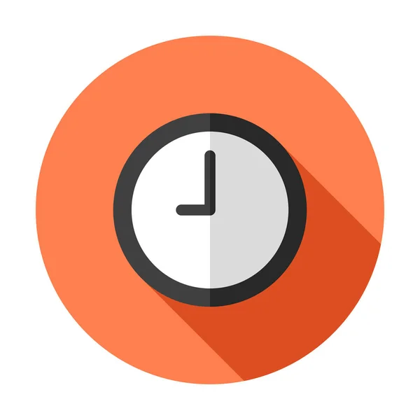 Icono del reloj. Icono de tiempo vector . — Vector de stock