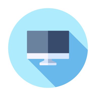 PC simge. İşareti görüntüler. Monitör simgesini. Bilgisayar ekran simgesi