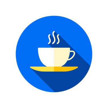 Kahve fincanı simge. Kahve molası işareti