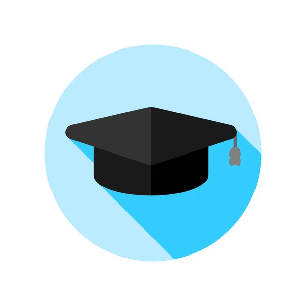 卒業の帽子キャップ アート アイコンのアプリとウェブサイト — ストックベクタ
