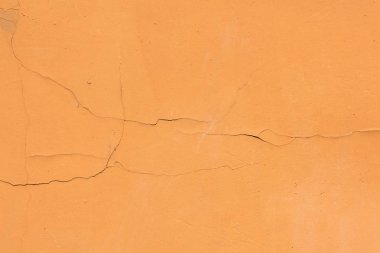 Eski turuncu dokulu duvar arka plan yıpranmış