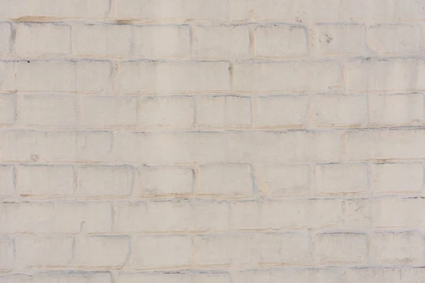 Empty White Brick Wall Textured Background — Stock Photo, Image