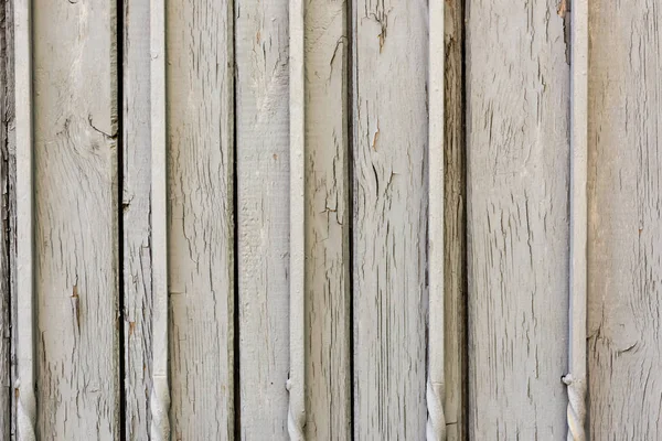 Vieux Gris Rayé Fond Bois Altéré — Photo gratuite