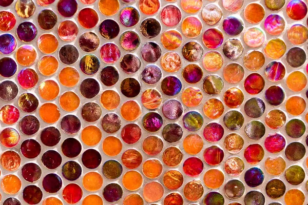 Close View Beautiful Colorful Decorative Mosaic Tiles Background — Stock Photo, Image