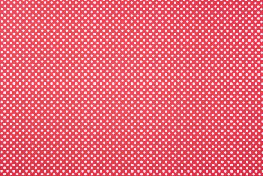 Polka noktalı deseni üzerinde kırmızı bir arka plan dokusu