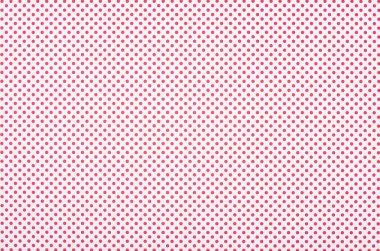Red polka dot pattern on white background clipart