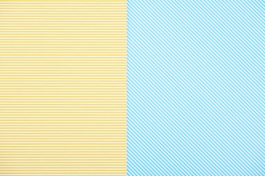 Abstract background with yellow and blue stripes clipart