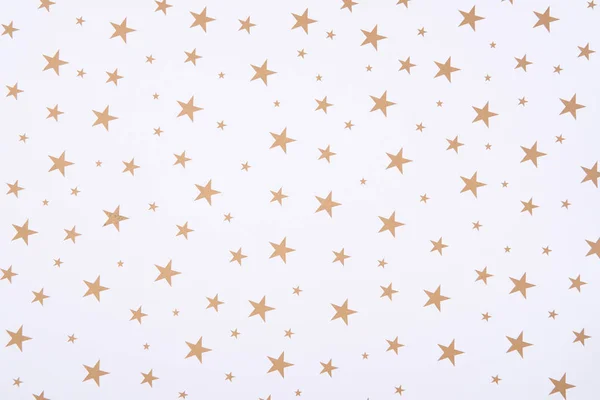 Abstract pattern with bright stars on white background