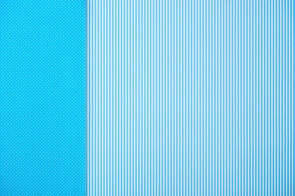 Fond Abstrait Avec Rayures Bleues Motifs Pois — Photo
