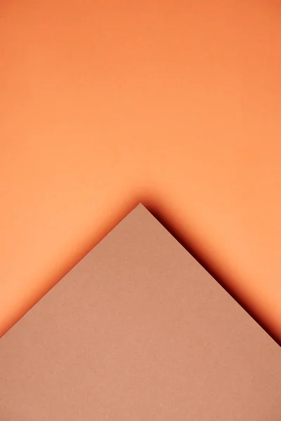 Absztrakt Háttér Narancssárga Barna Sarokban Papírlapok — Stock Fotó