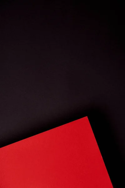 Шаблон Перекрывающихся Листов Бумаги Красном Черном Цвете — стоковое фото