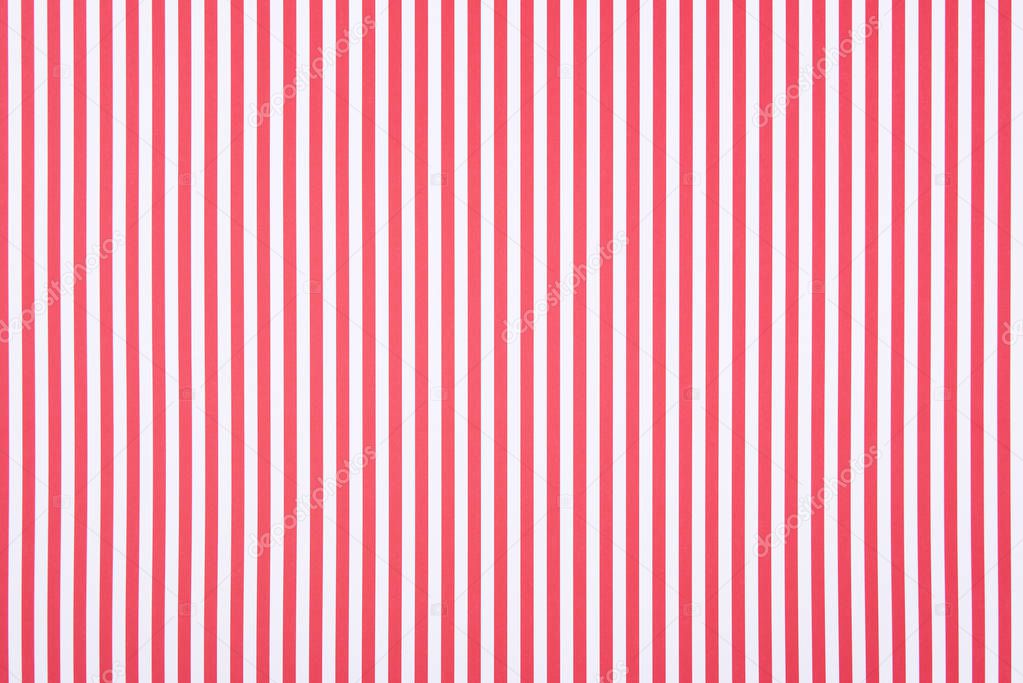 Striped red and white pattern texture