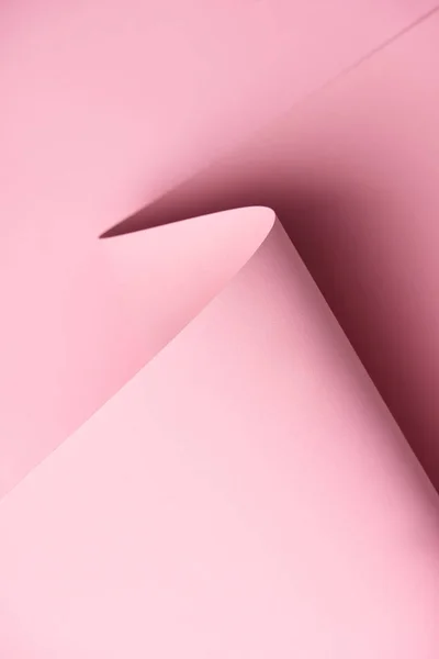 美丽的浅粉红色抽象纸背景特写视图 — 图库照片