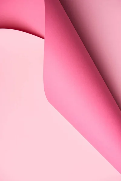 特写视图美丽的创意抽象粉红纸背景 — 图库照片