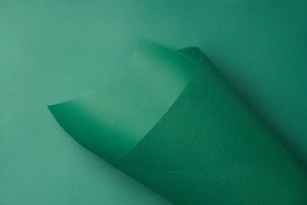 Close View Green Abstract Textured Paper Background — Free Stock Photo