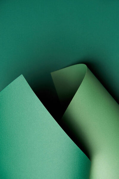 beautiful bright abstract green paper background     