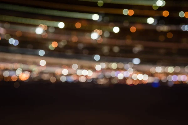 Blurred Night Background Bright Illumination — Stock Photo, Image