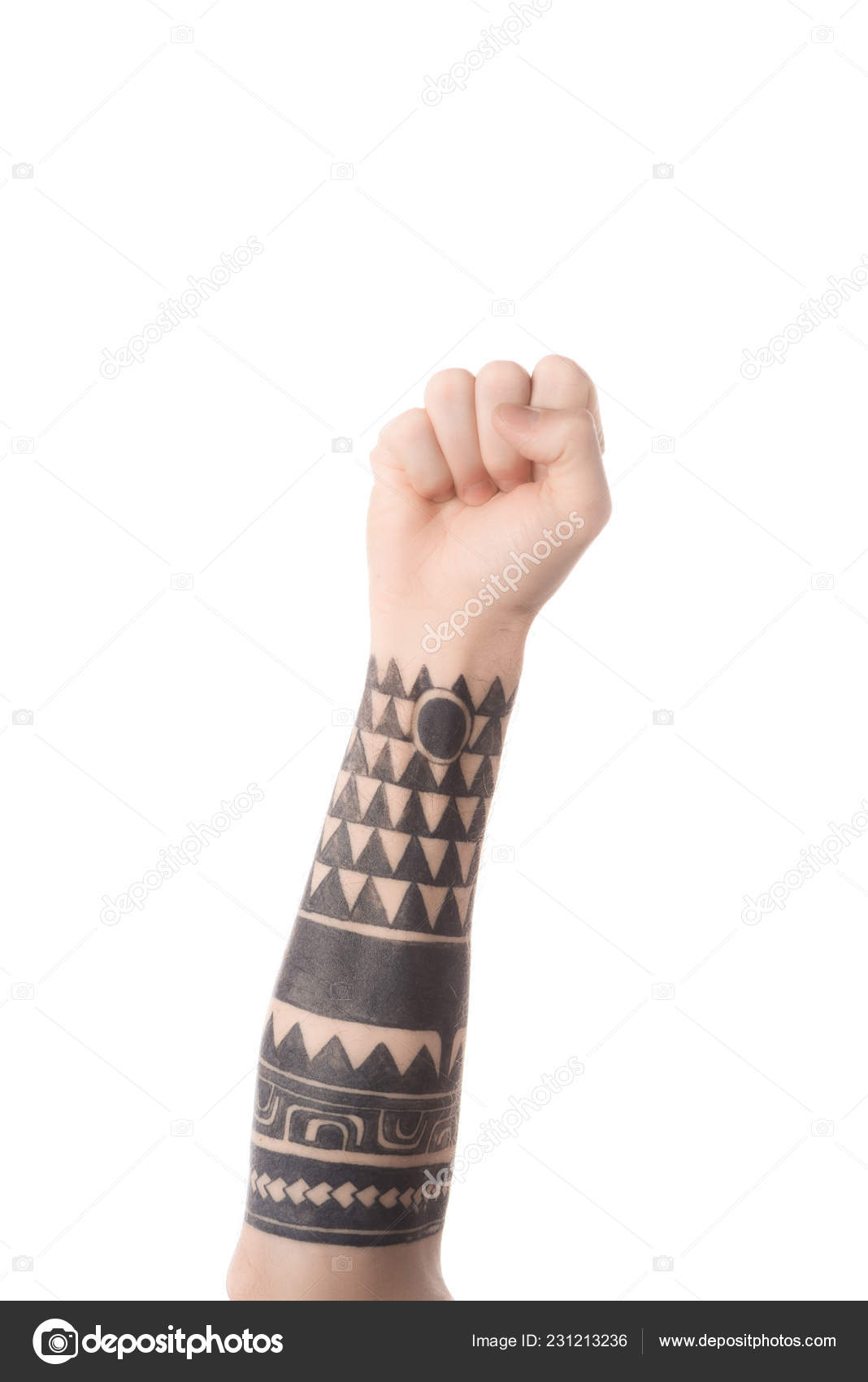 cropped-view-tattooed-man-showing-yes-sign-deaf-dumb-language-stock