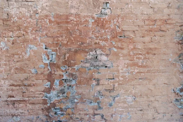 Vista de marco completo de fondo de pared de ladrillo envejecido - foto de stock