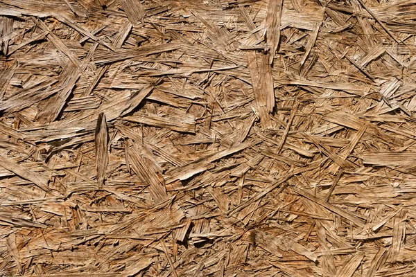 Vista de cerca del fondo texturizado de madera reciclada marrón - foto de stock