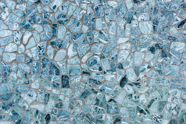 Full frame view of decorative blue mosaic background — Stock Photo