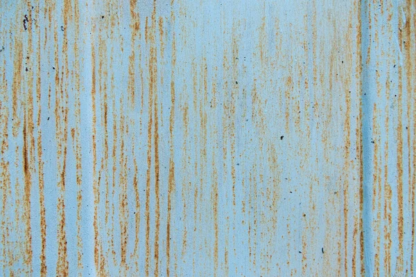 Old scratched blue background with rust — Stock Photo