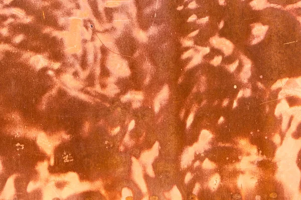 Vue rapprochée du vieux fond métallique brun rouillé — Photo de stock
