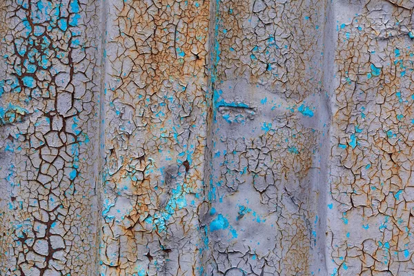 Close-up view of old scratched weathered background with planks — Stock Photo