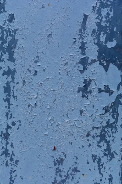 Alte blau zerkratzte verwitterte Wand strukturierten Hintergrund — Stockfoto