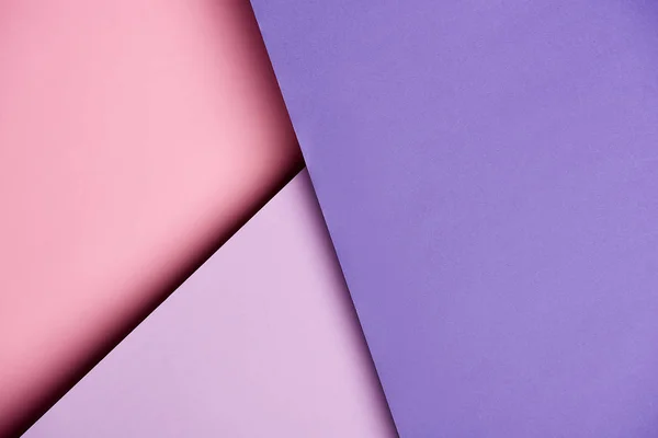 Abstract background with purple and pink overlapping paper sheets — Stock Photo